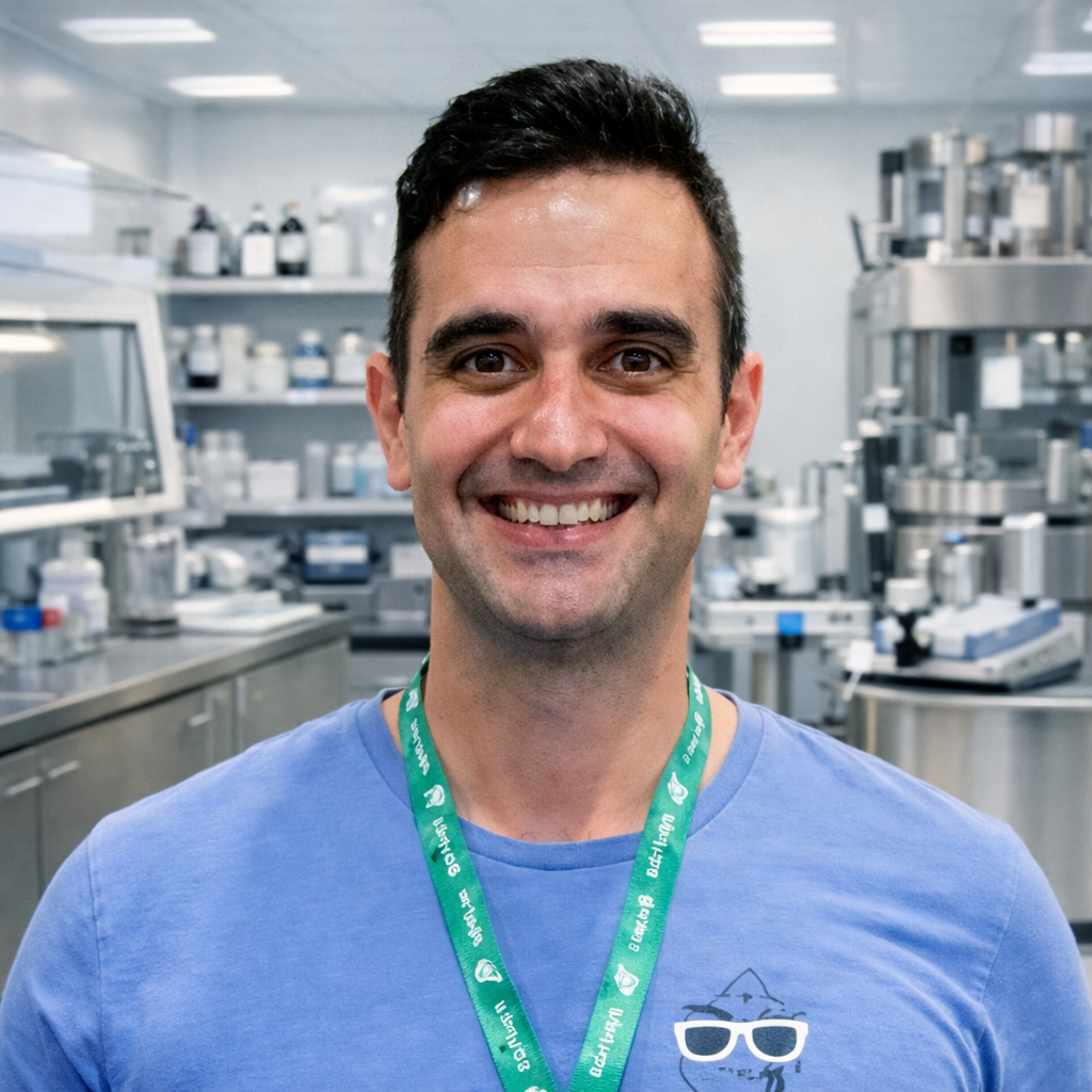 BioNK scientist in a cell therapy laboratory environment